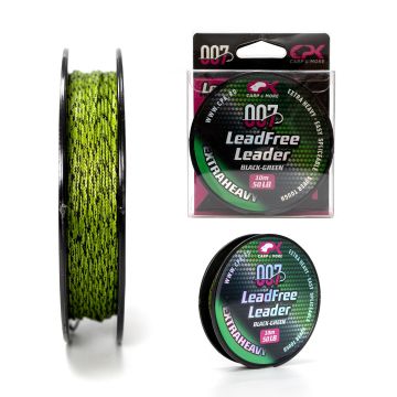Fir Textil CPK Lead Free Leader, Black Green, 50lbs, 10m