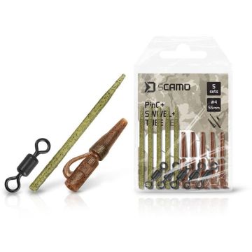 Szett Delphin sCamo PinC forgókapocs + doboz, 5 szett/tasak