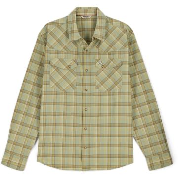 Ing Simms Men's Brackett LS Shirt, Pale Pine