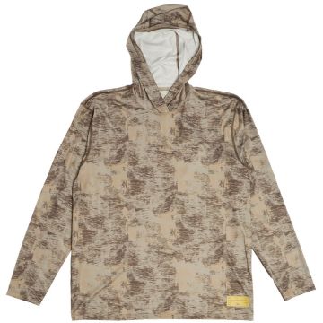Kapucnis pulóver Simms Tech Hoody Artist Series, Windy Jasper