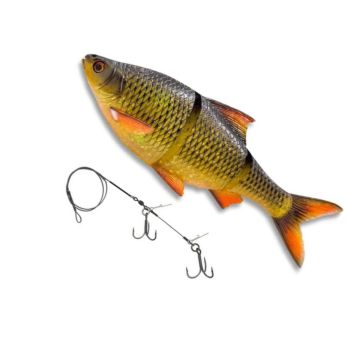 Úszó műcsali Savage Gear 3D Line Thru Roach, Clear Rudd, 32cm, 420g