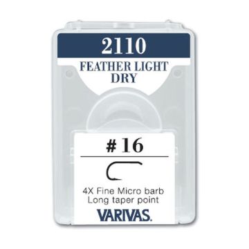 Carlige Musca Varivas Fly 2100 4X Fine Micro Barbeta, 30buc/cutie