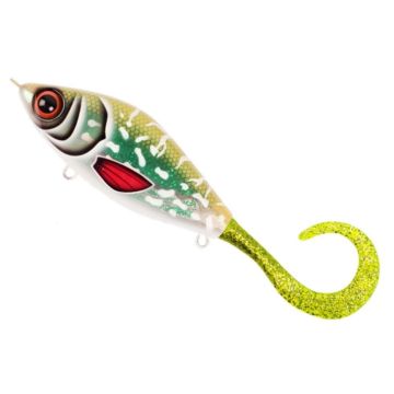 Wobbler Strike Pro Guppie Jr Shallow, Glitter Pike Green/Gold Glitter, 9cm, 35g