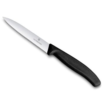 Tisztítókés Victorinox 6.7733, Fekete, Fogazott penge, 10cm