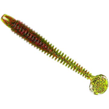 Shad Lunker City Swimmin' Ribster 4”, 144 Watermelon Red, 10cm, 10db/bliszter