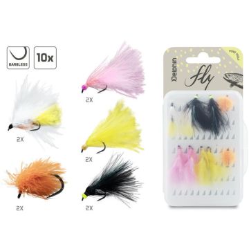 Műlegyek szett Delphin Artificiale Fly, Pond Trout, 10 db
