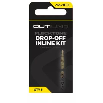 Avid Carp Outline Flecktone Drop-Off Inline szerelékcsomag, 6 db/csomag