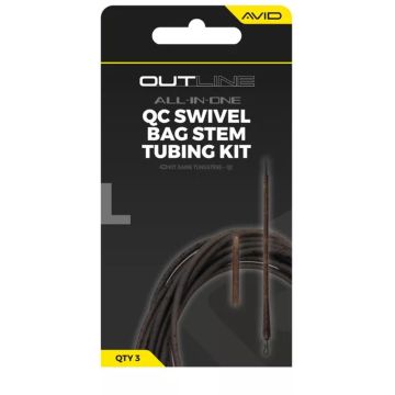 Kit Monturi Avid Carp Outline Bag Stem Tungsten Tubing QC, 3buc/plic