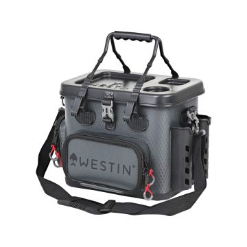 Geanta Accesorii Westin W4 Lure Bag Plus + 4 Cutii, Small, Titanium Black, 40x22x25cm