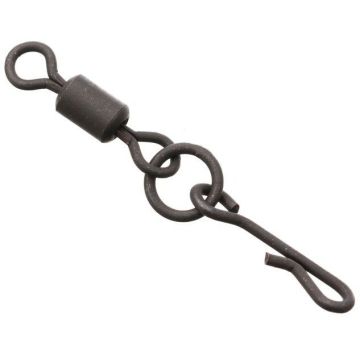 Agrafa Rapida cu Vartej Carp Pro Run Flexi Speed Swivel, 5 bucplic
