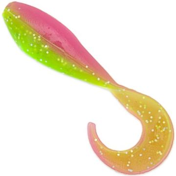 Twister Bass Assassin Curly Panfish, Electric Chicken, 5cm, 10db/csomag