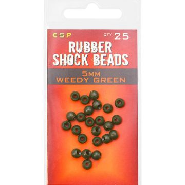 Bilute Antisoc ESP Rubber Shock Beads, Weedy Green, 25buc/plic