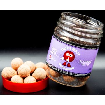 Boilies Solubil de Carlig Dudi Bait Forest Squid Glazurate, Squid&Fructe de Padure, 20mm, 100g