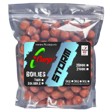 Boilies Solubil 4Carp Storm, Squid&Fructe de Padure, 1kg