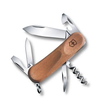 Briceag Victorinox EvoWood 10 cu prasele din nuc