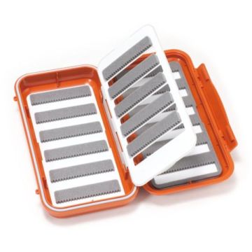 Cutie pentru Accesorii C&F Design Large 12-Row WP Flip Page Case, Burnt Orange