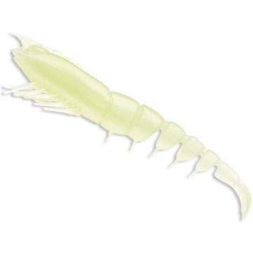 Naluca 360GT Coastal Shrimp, Culoare Glow (GL), 8cm, 1.7g, 1 naluca armata + 3 corpuri