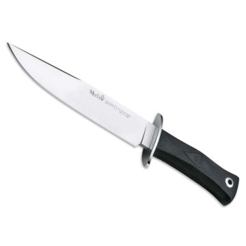 Cutit de Vanatoare Muela SARRIO-19G, MoVa Steel, Ruber Handle + Teaca Piele