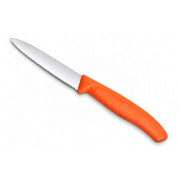 Hámozókés Victorinox Swiss Classic Paring Knife, 8cm pengével, polipropilén nyél, Portocaliu