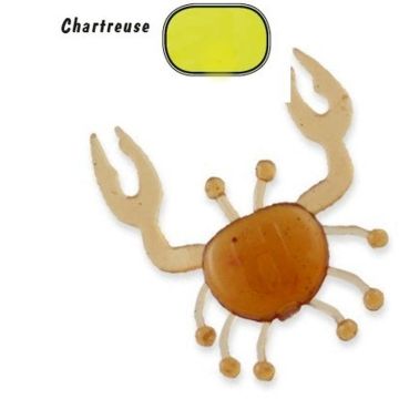 Herakles Mr. Crab plasztikhal, Chartreuse szín, 6 db/bliszter