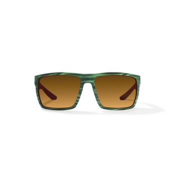 Bajio Stiltsville Green Stripe Matte napszemüveg, Copper Mirror polikarbonát lencsével