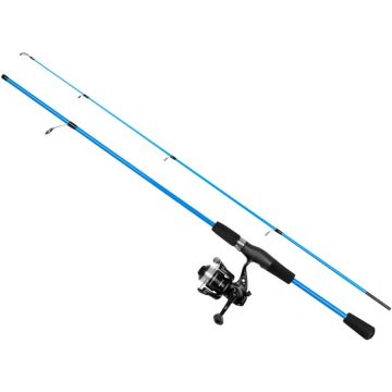 Set Zebco Disco Combo Lanseta 1.60m, 30g, 2buc + Mulineta 1000 + Fir, White