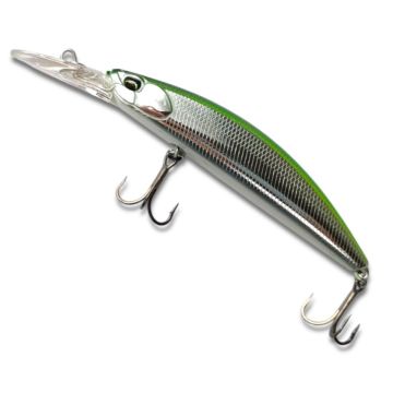 Wobbler DUO Deep Feat 87DRF, Green Back Silver, 8.7cm, 12g