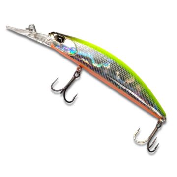Wobbler DUO Deep Feat 87DRF, Chart Back Silver OB, 8.7cm, 12g
