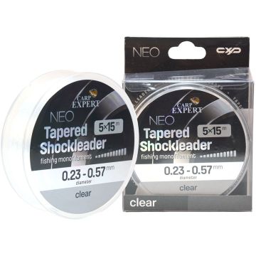 Fir Monofilament Carp Expert Tapered Shock Leader Clear, 5x15m