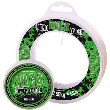 Fir Monofilament Madcat Power Leader, 15m