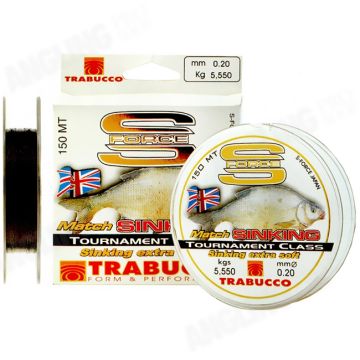 Fir Monofilament Trabucco S-Force Match Sinking 150m