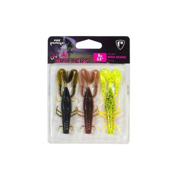 Kit Shad Fox Rage Critter UV Mixed Colour, 7cm, 3buc/plic