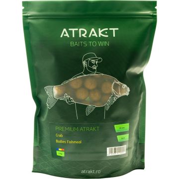 Atrakt Premium etetőbojli, kemény, 20mm, 1kg