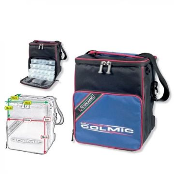 Geanta Colmic Surf Medium cu Cutii Seria Red, 37x32x24cm