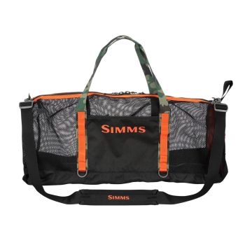 Geanta Simms Challenger Mesh Duffel Black 69x28x33cm