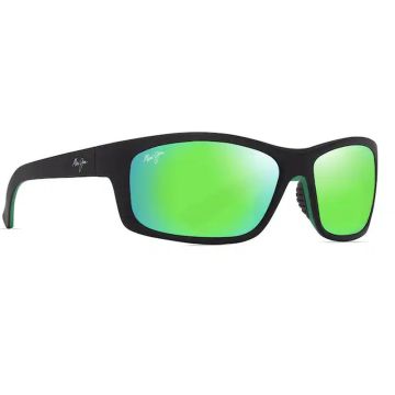 Ochelari de Soare Polarizati Maui Jim Kanaio Coast, MauiGreen, Matte Black / Green