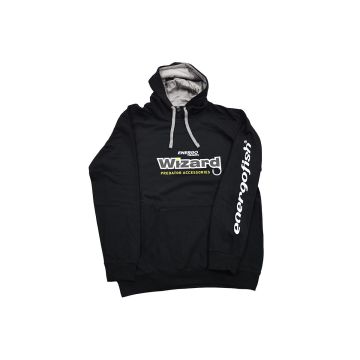 EnergoTeam Wizard kapucnis pulóver, Negru