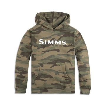 Hanorac Simms Kids Logo Hoody Woodland Camo