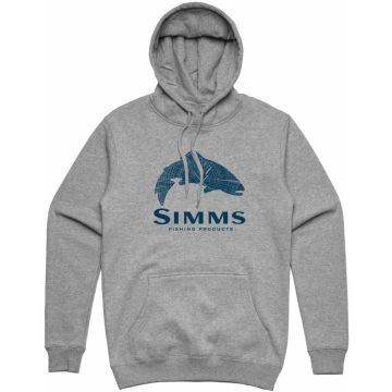 Hanorac Simms Wood Trout Fill Hoody, Grey Heather