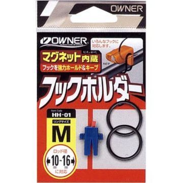 Horgászbot rögzítő gumi Owner HH-01 Easy Fishing Hook Keeper, 2db/tasak