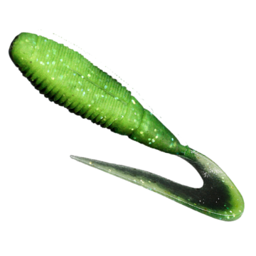 Jackall Shad Rhythm Grub, Dark Thunder/Back Black, 6cm, 4db/csomag