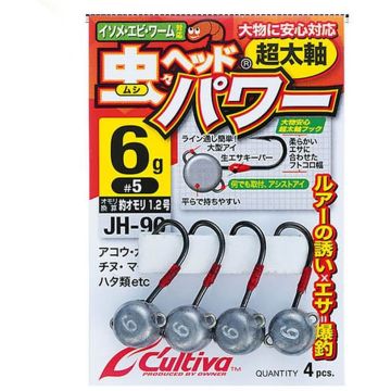 Jig Lestat Owner Cultiva JH-90 Power Jig Head, Nr.6, 4buc/plic