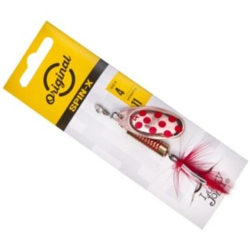 Lingurita Rotativa Lucky John Spin X Long, Culoare CR, Nr.4, 11g