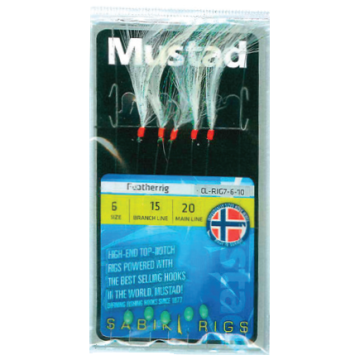 Taparine Mustad Feather, 5 db/tasak