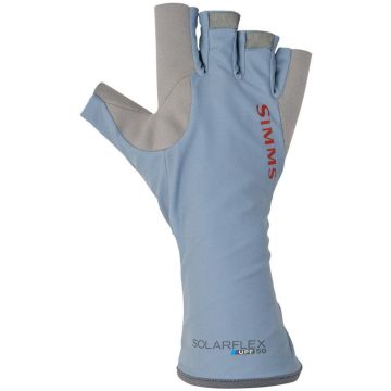Simms SolarFlex Guide kesztyűk, UPF50, Steel Blue