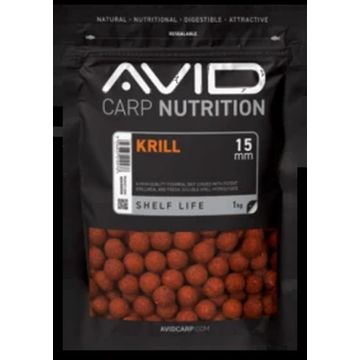 Boilies Avid Carp Nutrition Krill Boilies, 1kg