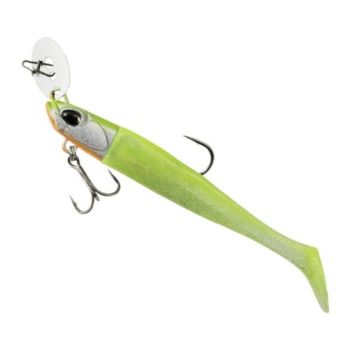 Naluca Duo Bay Ruf Chatter Shad, LG Chart Back Silver, 18g