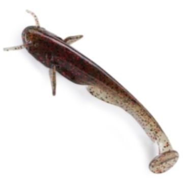 Naluca FishUp Catfish 2", Culoare 045 Green Pumpkin/Red & Black, 5cm, 10buc/plic