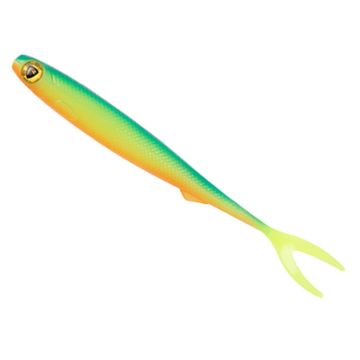 Shad Fox Rage Slick Finesse Super Soft UV, Blue Back Chartreuse, 20cm, 1db/csomag