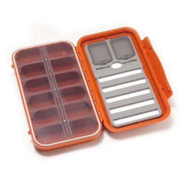 Cutie Accesorii C&F Design Large 5-Row WP Case w 12 Comp, Burnt Orange